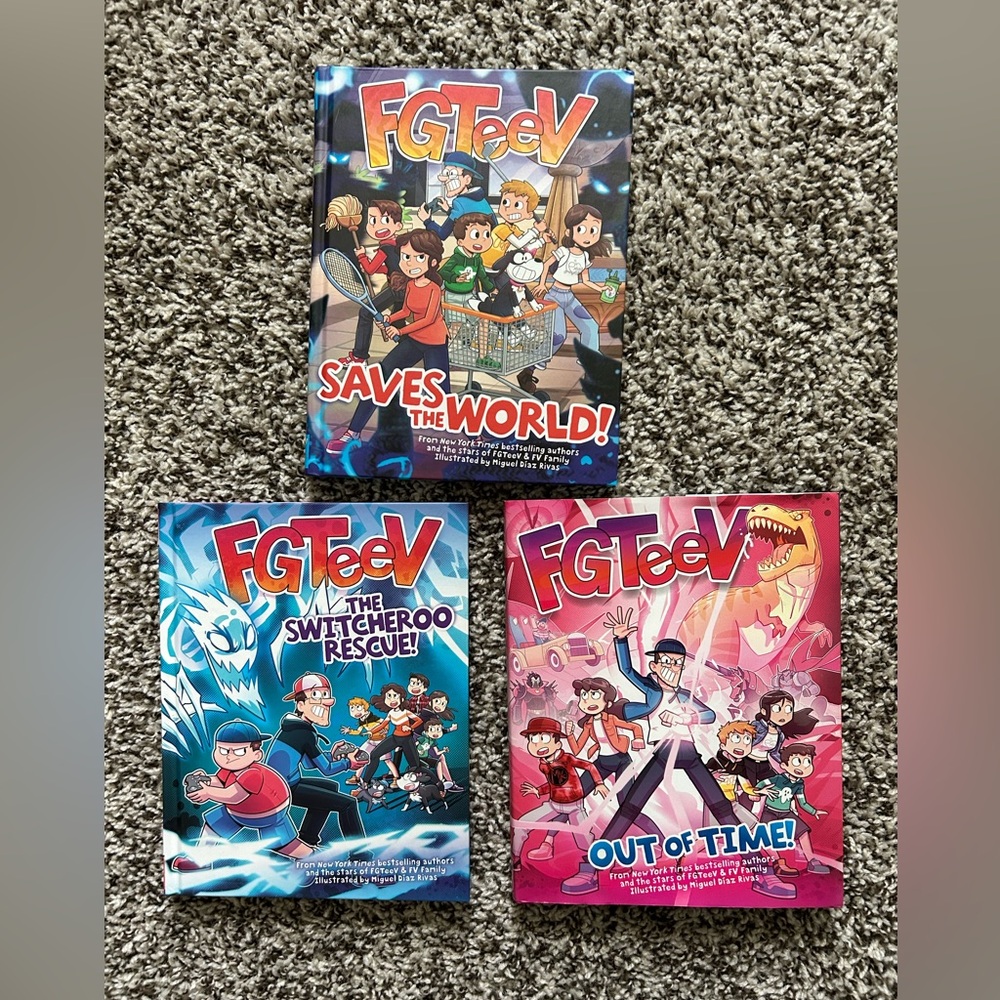 FgTeev bundle 3 hardcover books
